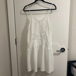 Zara white summer minidress